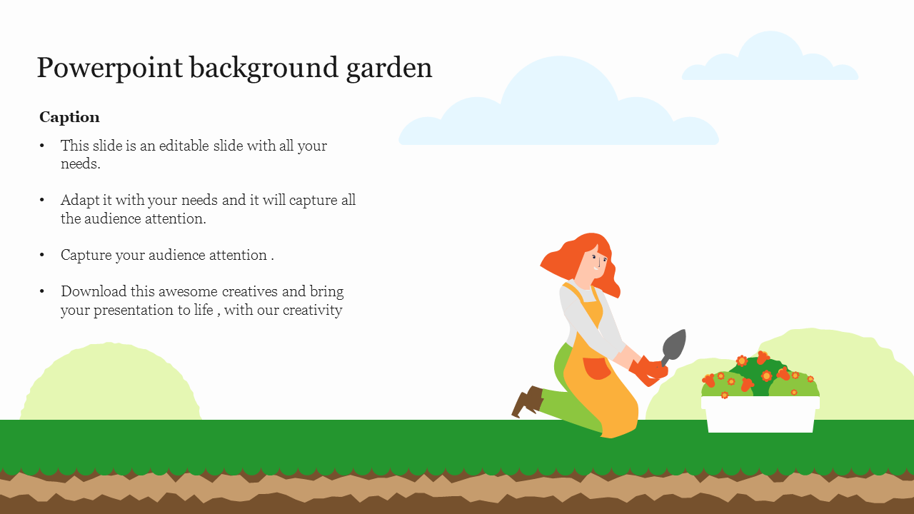 powerpoint background garden